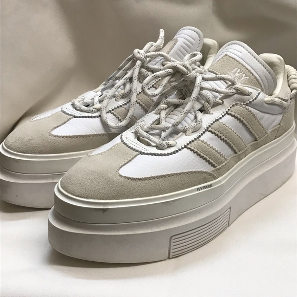 Adidas Ivy Park Super Sleek 72 Suede Platform Sneakers sz8 - Picture 2 of 12
